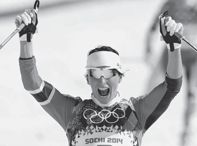 Therese Johaugovú a v cieli sa nezadržateľne prirútila k titulu najúspešnejšej ženy v histórii zimných olympiád.
