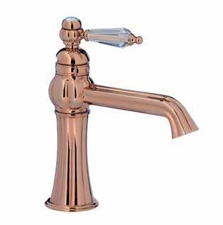 Lavabo Bataryaları F-311 Krom Lavabo Bataryası 960 F-313 Rose Gold Lavabo Bataryası