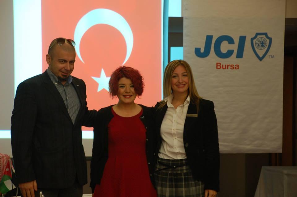 Gamze aday üyelik sürecine dahil olduktan sonra JCI Bursa nın düzenlediği çoğu aktivite ve eğitime katıldı.