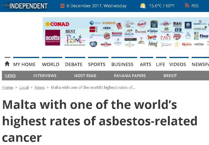 Malta nın hali Asbest üretmeyen