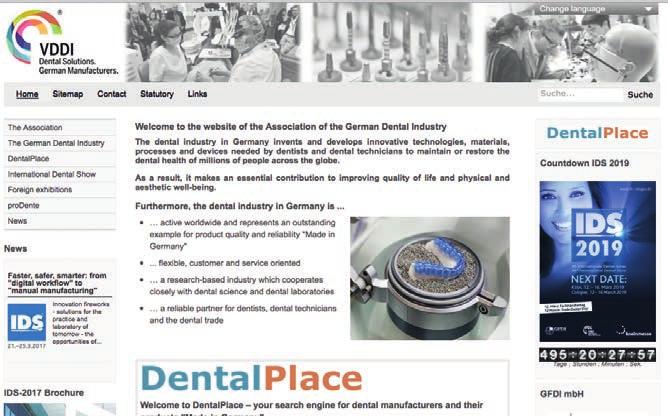 Alman dental endüstri derneğiyetkili ve yüksek performanslı ortağınız. Made in Germany kalitesi 38. Uluslarası Dental Fuarı 2019 arkasındaki global organizatörü hakkında daha fazlasını keşfediniz.