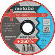 verimlilik Metabo renk kodlama sistemi Metabo taşlama diskleri uygulama alanına uygun olarak farklı renkle kodlanır.