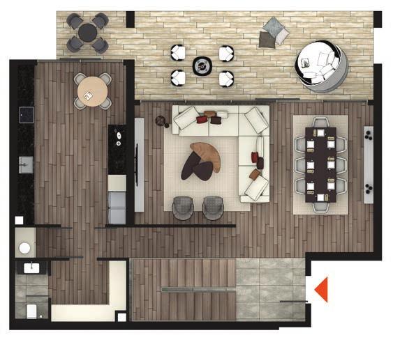 51m 2 12 - E. Giyinme Odası 7.14m 2 2 7 17 18 13 - E. Banyo 3.95m 2 14 - Yatak Odası 11.44m 2 1 14 15 - Giyinme Odası 3.80m 2 3 16 - Yatak Odası Banyo 3.