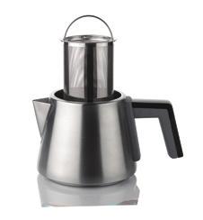 9- Stainless Steel Tea Fitler 3- Stainless Steel kettle 10- Rotative