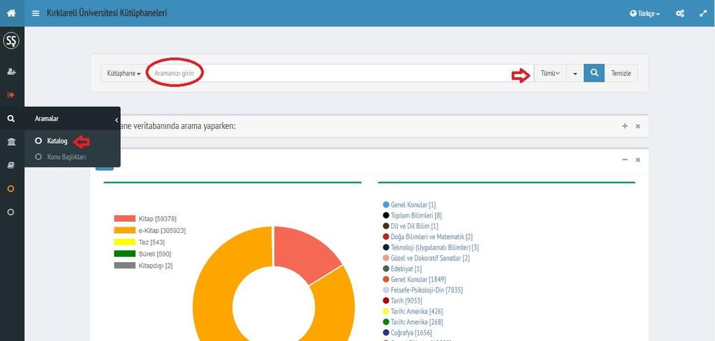 2.KİTAP AYIRTMA 2.1 Başka kullanıcılar tarafından kütüphaneden ödünç alınmış bir eseri, o kullanıcı kitabı iade ettiğinde, o yayını ilk siz ödünç almak üzere ayırtabilirsiniz.