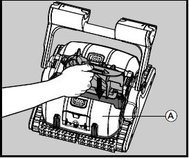 İç vakum adaptörünü robota takın.