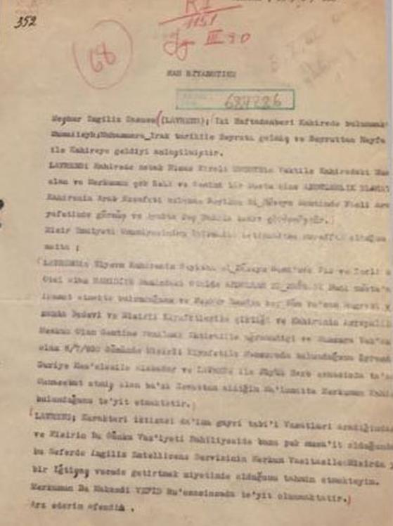 Rapor yazıldıktan neredeyse 88 yıl sonra geçtiğimiz hafta gün yüzüne çıktı; Milli İstihbarat Teşkilatı'nın (MİT) kuruluşunun 90 ıncı yılı münasebetiyle bastırdığı 90 Sene 90 Nesne isimli kitapçıkta