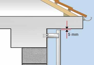 temas etmemesi için, zeminle BoardeX CT profili arasında en az 5 mm boşluk