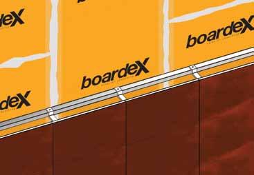 47 48 Metal kaplama malzemesi BoardeX yüzeyi metal kaplama malzemeleri ile bitirilebilir.
