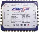 UYDU DAĞITIM SİSTEMLERİ MoonSat Multiswitch Modelleri (LED li Uyarı Sistemli) MoonSat MS 10/8 Sonlu Multiswitch