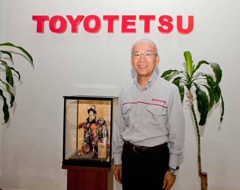 ÜYELERİMİZDEN Toyotetsu Türkiye Başkanı Masahiro NOMURA: Avrupa'nın bir numaralı araç pres parçası üreticisi olmayı hedefliyoruz Toyotetsu Türkiye Toyotetsu, Toyota Tekko isminin kısaltılmış halidir.