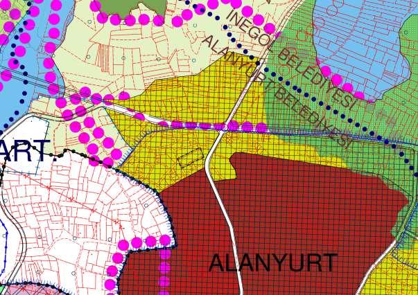 (Bkz. Şekil 3) Bahse konu parsel 1/25.000 Ölçekli Çevre Düzeni Planında Kentsel Gelişme Konut Alanı olarak planlıdır.