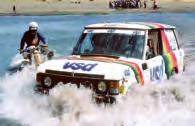 300 m lik yüksekliği, 2013 te seri üretim SUV ile rekor kıran Range Rover Sport için sorun oluşturmadı 02 Bu Range Rover, 1981 Paris-Dakar Rallisini kesintisiz şekilde kazandı 03 Range Rover Sport