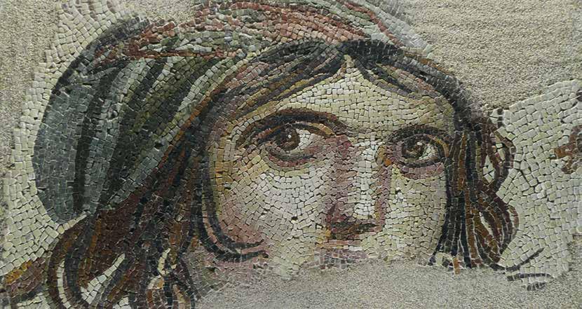 Çingene Kızı Mozaiği / Gaziantep