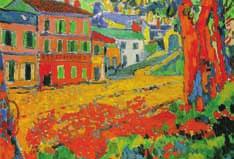 görsel: Kırmızı Ağaç, Vlaminck, Lüksemburg Müzesi Raoul DUFY (1877-1953 ) Fovist akımın