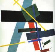 görsel: Kompozisyon 8, Kandinsky, Guggenheim Müzesi, New York 468. görsel: Süprematizm, Malevich, Rusya Eyalet Müzesi, St.