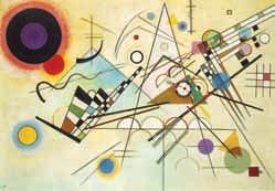 Buna göre Kandinsky eserlerinde doğa biçimleri yerine ne kullanmış olabilir?