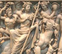 Roma heykel sanatı, portrecilik ve kabartma alanlarında İmparatorluk Döneminde gelişme göstermiştir. Roma imparatorlarını betimleyen portreler, mermer ya da tunç kullanılarak yapılmıştır.