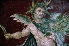 görsel: Mitoloji konulu Roma mozaiği, Hatay Mozaik Müzesi
