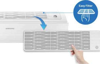 Ayrıca akıllı tasarımlarında kolay kontrol ve daha sağlıklı hava akışı sağlamak için temizlemesi kolay filtreler bulunur.
