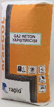 Gaz Beton Yapıştırıcı Çimento esaslı, tek bileşenli, polimer katkılı ve yapışma gücü yüksek bir gazbeton yapıştırma