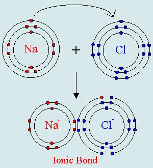 İyonik (elektrovalent) bağlar Atomlar, elektron kazanarak ya da kaybederek iyon adı verilen yüklü