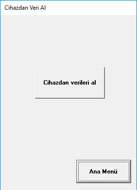 Tamam a ardından da Ana Menü butonuna tıklayın.