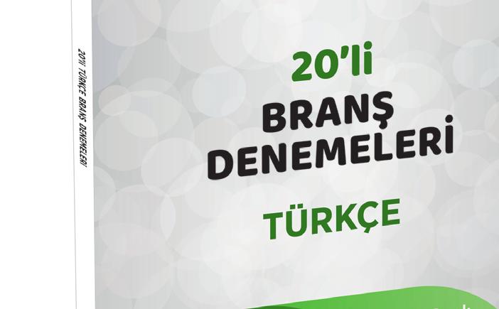 20 Lİ BRANŞ DENEME SETİ -2019