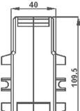 klemens etiketi TAA082 Serisi - 50x81 Oran m ( A) cl. 0,5 cl.