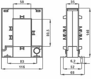 500/5 A 1,5 6 TAA082500X05 77,00 600/5 A 3 7,5 TAA082600X05 77,00 800/5 A 4 10