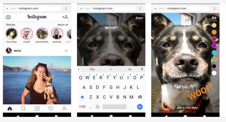 Instagram webde 2 yeni özellikle karşımızda Instagram yeni getireceği özellikle mobil web versiyonuna hikaye paylaşımını getiriyor.