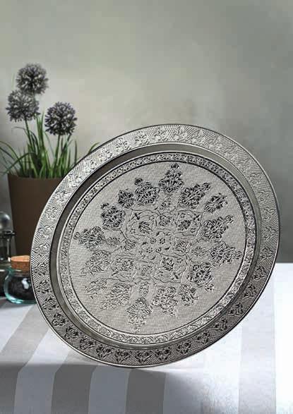 213-6 Romance Yuvarlak Tepsi / Romance Round Tray Koli Adedi / Box Piece : 20 Adet : 38 x 39 x 12 / Box Weight : 19.20 kg 123.90 15 / 128.30 136.