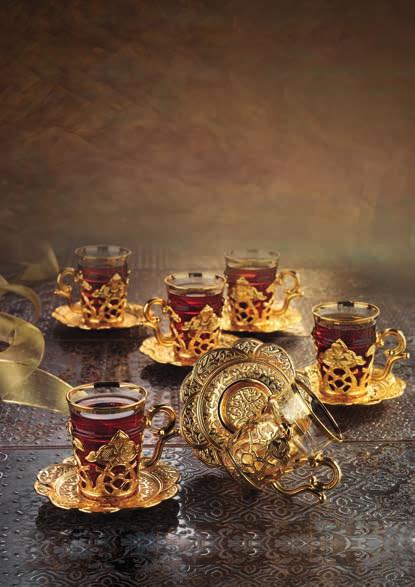 179-K Hanzade Çay Seti / Hanzade Tea Set Koli Adedi / Box Piece