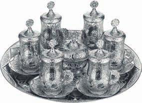 60 189-K Selçuklu 6 lı Çay Seti / Selçuklu Tea Set