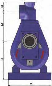 Dimensions / Ölçüler (mm) h1 h2 h3 L m Weight / Ağırlık (kg) EMKF-E 80/2,5 190 195 67