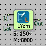9.3 LONG YAZMAÇ 9.3.1 Bağlantılar I1: Kaydedilecek değer girişi Out: Long çıkışı Lat: Değeri kaydet girişi 9.3.2 Bağlantı Açıklamaları I1: Kaydedilecek değer girişi Kaydedilecek değer girişidir.