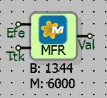 10.7 MODBUS FLOAT OKUYUCU 10.7.1 Bağlantılar Efe: Efendi girişi Val: Blok çıkışı Ttk: Tetikleme girişi 10.7.2 Bağlantı Açıklamaları Efe: Efendi girişi Efendi giriş bağlantısıdır.