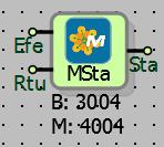 10.13 MODBUS STATUS BLOK 10.13.1 Bağlantılar Efe: Efendi girişi Rtu: Slave ID Girişi 10.13.2 Bağlantı Açıklamaları Mas: Efendi girişi Efendi giriş bağlantısıdır.