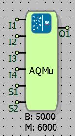 17 MULTIPLEXER BLOCKS 17.1 Analog Quart Multiplexer 17.1.1 Connections I1: It is input which is analog quart multiplexer.