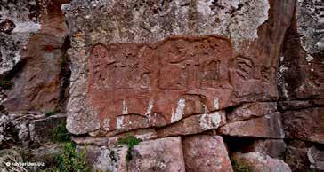 السياحة و الثقافة 96 النصب التذكارية الصخرية أطالل كولتابا كانيش وتعرف بنصب فراكتين التذكارية الصخرية الخاصة بالهيتيت.
