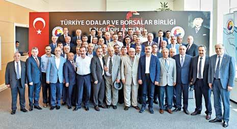 DOĞU VE GÜNEYDOĞU ANADOLU BÖLGELERI Türkiye Odalar ve Borsalar Birliği nin (TOBB) Doğu ve Güneydoğu Anadolu bölgelerindeki Oda ve Borsaların katılımıyla yapılan istişare toplantısında ekonomideki