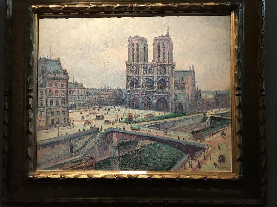 Maximilien Luce - Notre Dame Bu eser 1890 yılında Fransız ressam Maximilien Luce tarafından yapılan, Paris te bulunan Notre Dame Kilisesi nin ve etrafındakilerini görebildiğimiz bir peyzaj