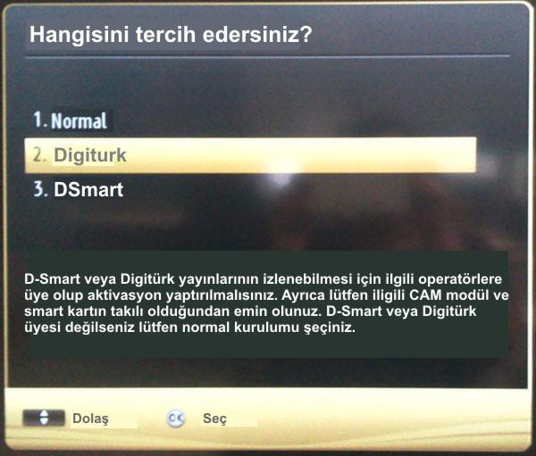 Uzaktan kumanda üzerinde bulunan rakam tuşlarını kullanarak da frekans aralığını manüel olarak girebilirsiniz.