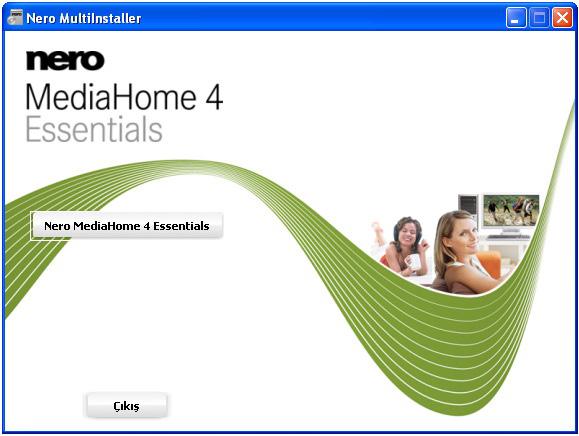 Ek: Nero Media Home Kurulumu Bu yazılım Windows XP ve Windows 7 ile uyumludur.