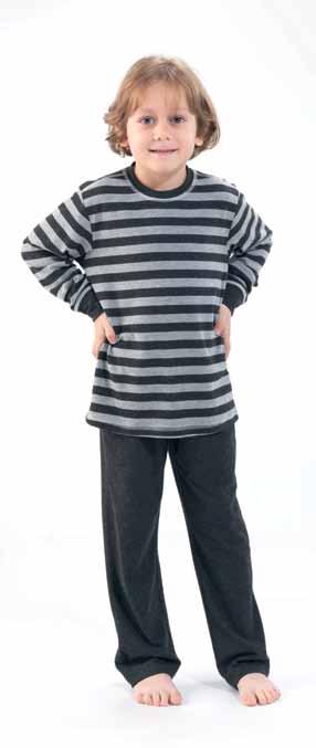 Stripes Casual and cool designs from carbon brushed fabrics for our boys to make