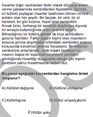 MANTIK SOSYOLOJİ PSİKOLOJİ Madde Döngüsü Doğal Kaynaklar LYS-4 / FEL SEFE SORU DAĞILIMI (30 SORU) DERS Psikolojinin Alanı Yaşam Boyu