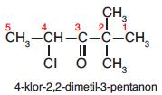 Karbonil Bileşikleri Ketonların Adlandırılması IUPAC sistemine göre; Keton grubunu içeren en uzun C zinciri esas alınır. En uzun c zincirine karşılık gelen alkanın adının sonuna on eki getirilir.