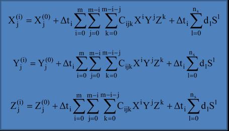 HEYELAN İÇİN DİNAMİK YÜZEY MODELİ (X j (i), Y j (i), Z j (i) ), (X j (o), Y j (o), Z j (o) ), i. ve 0.