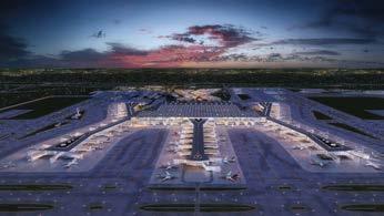 HİSSEDARLARIMIZA Akıllı bir yapı olarak tasarlanan İstanbul Yeni Havalimanında, misafirlerimiz Türk Hava Yolları deneyimini en üst seviyeye çıkartacak, self check-in alanları ve özelleştirilmiş özel