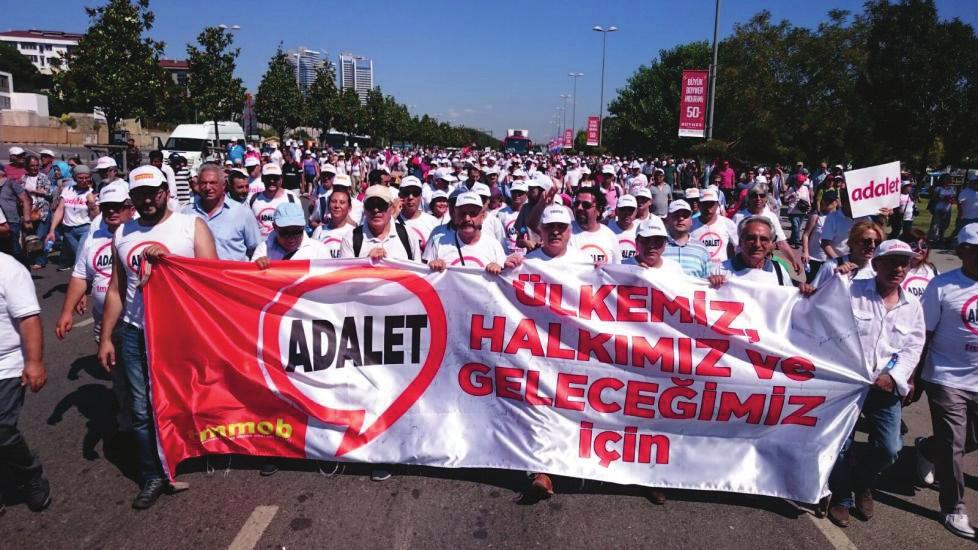 Oda Yönetici ve çalışanların katılımıyla protesto edildi. Türkiye genelinde ise TMMOB ye bağlı İl Koordinasyon Kurulları, SGK İl Müdürlükleri önlerinde kitlesel basın açıklamaları düzenlendi.